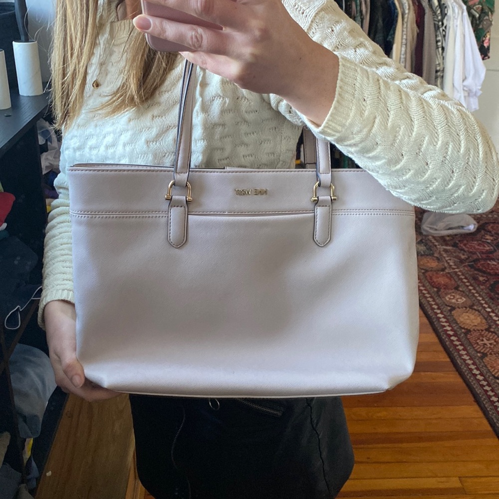 Nine West pink tote bag